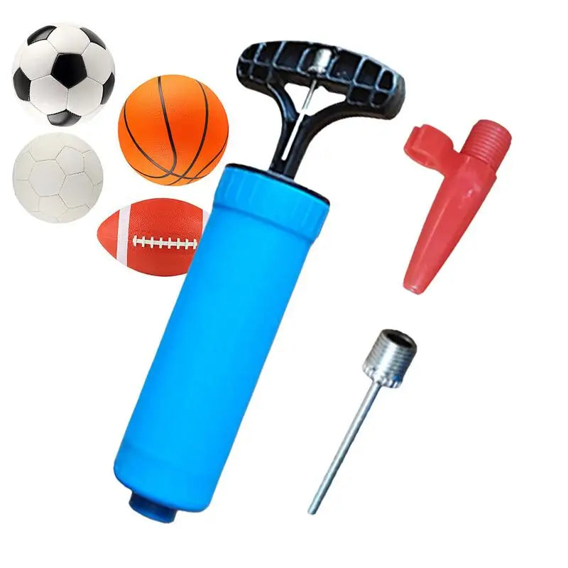 Air Pump Portable Sports Ball Hand Pump Manual Air Pump Fashionable Hand Air Pump with Needle for Volleyball Soccer Basketball Quick Pick Grocers